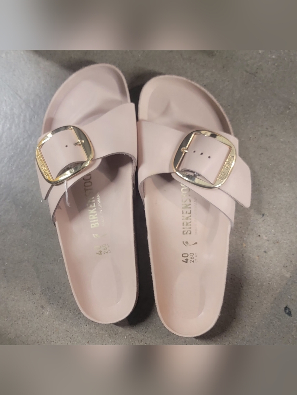 NWOB Birkenstock Women’s Madrid Big Buckle Slide - Blush - Picture 6 of 9